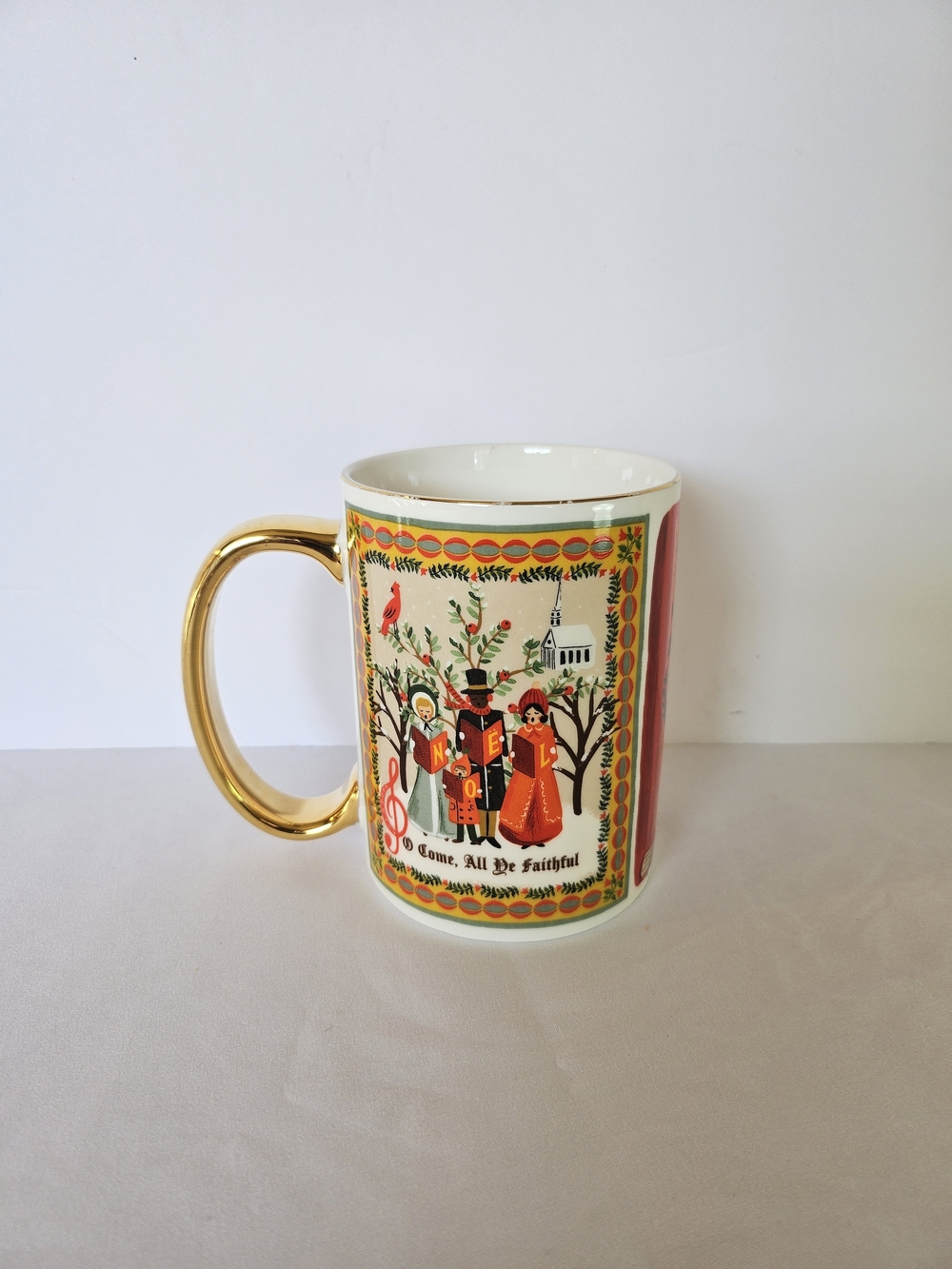 Rifle Paper Co. Christmas Carols Porcelain Mug